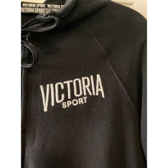 Victoria’s Secret sport zip up hoodie black￼ - Picture 4 of 5